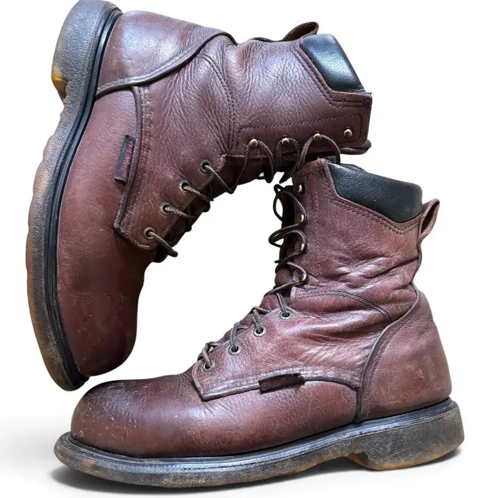 RED WING Steal Toe Boots 6